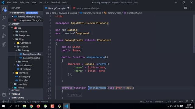 LARAVEL - LIVEWIRE CRUD MULAI DARI INSTALASI смотреть онлайн