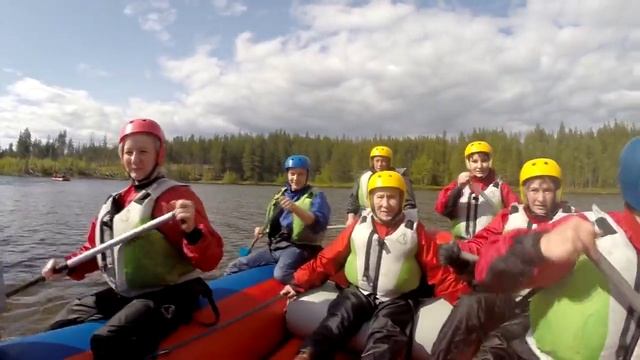 Рафтинг. Река Колвица 2016г