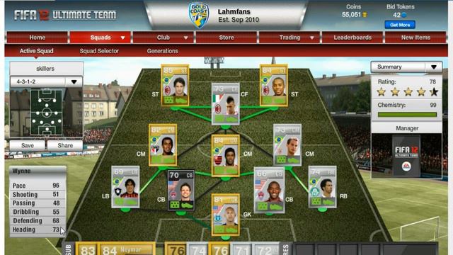 Fifa 12: Ultimate Team Squad Update (5* Skills FTW)
