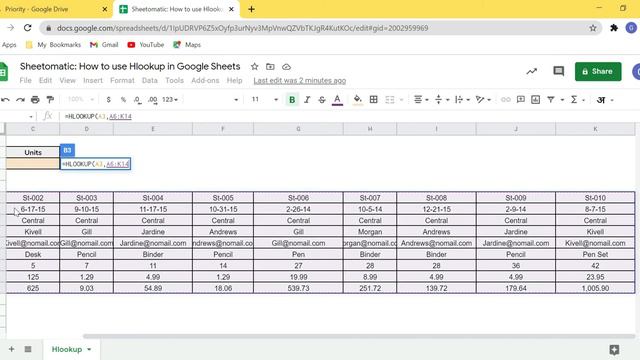 How to use HLOOKUP in Google Sheets || How do you use HLOOKUP formula? || When to use HLOOKUP смотреть онлайн