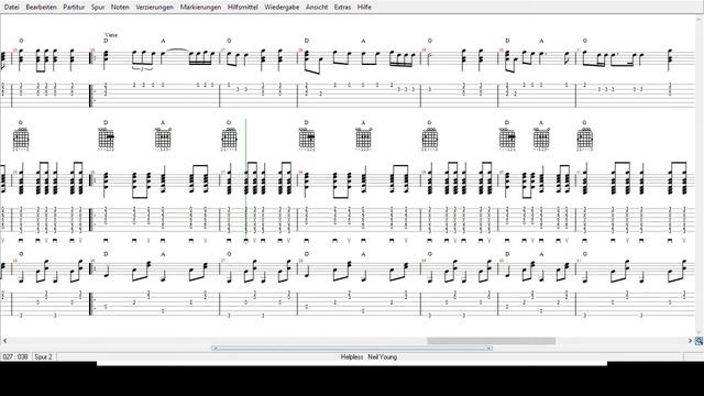 Neil Young Helpless - Tabs смотреть онлайн