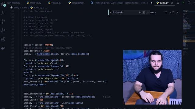 análisis de audio: buscando el ritmo de la canción con python смотреть онлайн