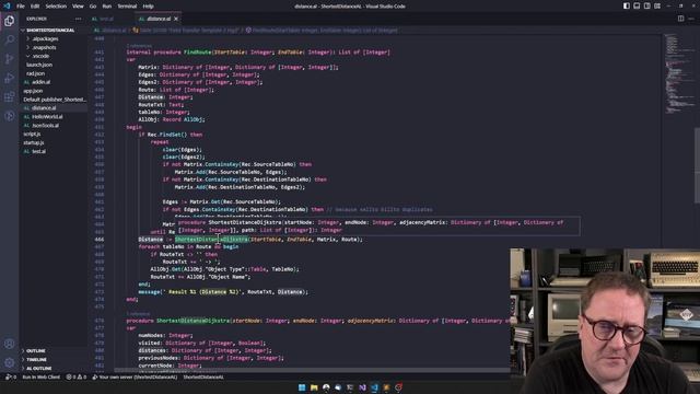 Using Dijkstra's algorithm to navigate Business Central tables in AL смотреть онлайн