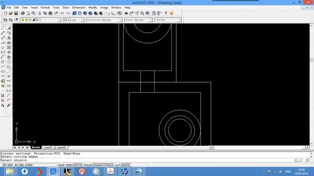 2 FIRST DRAWING ON AUTOCAD 2002 смотреть онлайн
