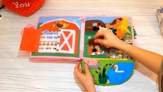 Развивающая и обучающая книга для племяшек Настеньки и Алёнки(32) #Quietdevelopmentalbookoffelt смотреть онлайн