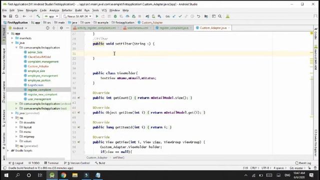 Search Data from List View using Search View part #8 | add search view in android studio | CMS смотреть онлайн