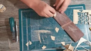 Бриг Меркурий. Сборка корпуса по шагам. Корма, киль.