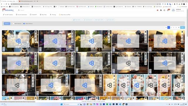 Фотостоки и ИИ. Обновление и новые функции на популярной платформе OkiDokiBot. Генерируем на стоки смотреть онлайн
