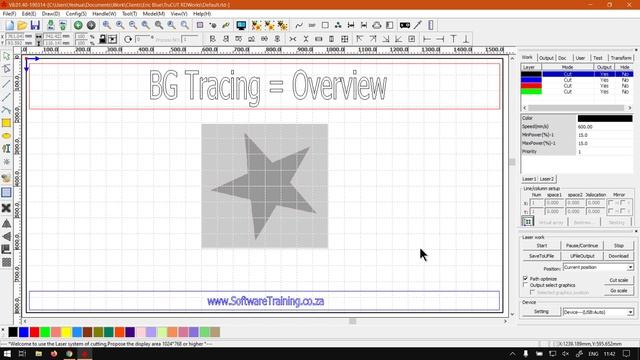 TruCUT RDWorks The Import Background Image Overview (Part 1) Tracing Images Mini-Series