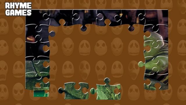 Halloween Finger Family Jigsaw Puzzle - Nightmare before Christmas puzzles for children смотреть онлайн