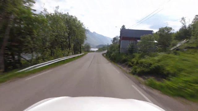 Tromso to Svolvaer Pt 3. A 4K scenic drive through Norway's stunning scenery. смотреть онлайн