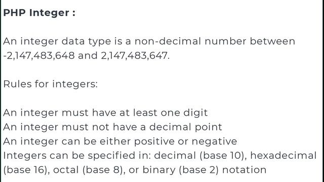 PHP Data Type - Class #5 смотреть онлайн