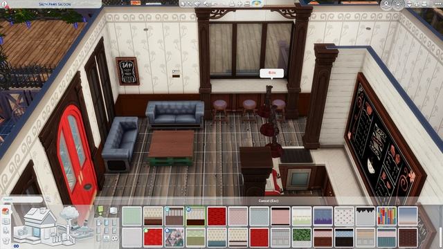 A Coffee Shop with an Upstairs Apartment in The Sims 4 - Speed Build смотреть онлайн