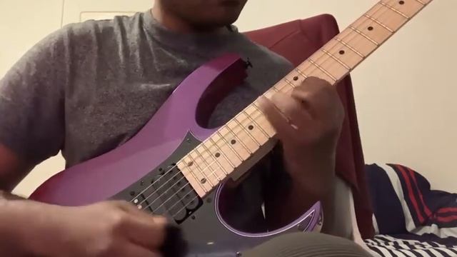 Warfaze - oshamajik - Guitar solo on Ibanez Rg 550 смотреть онлайн