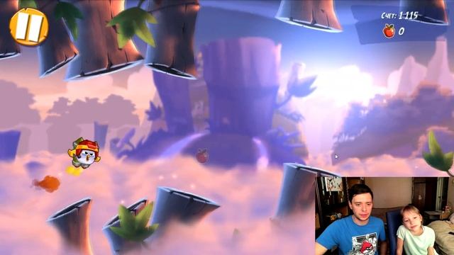★ 41# ? РЕАКТИВНЫЙ ПТЕНЕЦ ? СБОР ЯБЛОК ★ Игра Angry Birds 2 Мульт игра про Злых Птичек Энгри Бердс смотреть онлайн