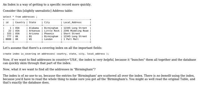 Databases: What is the difference of sequece of index in MySQL (2 Solutions!!) смотреть онлайн