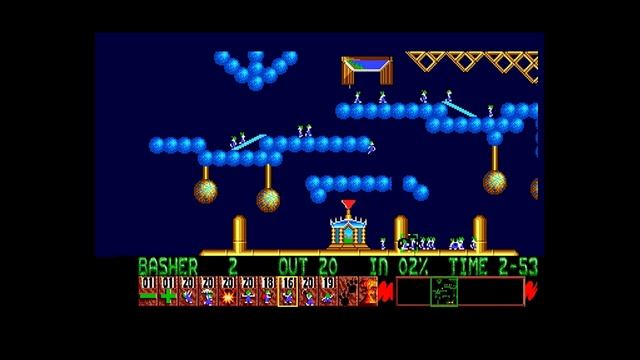 Oh No! More Lemmings Walkthroughs - Tame Level 4 смотреть онлайн