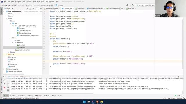 Taller en Vivo: Creación de una aplicación web con Spring Boot смотреть онлайн