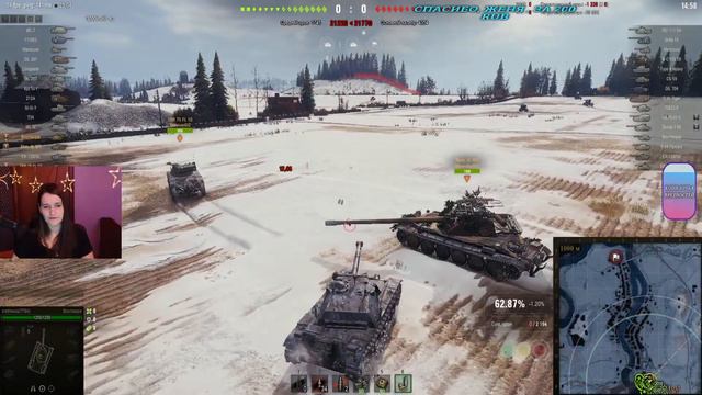 Они пришли Maximka 951 и Survivor GG⚡| World of Tanks - девушка стримит💄| смотреть онлайн