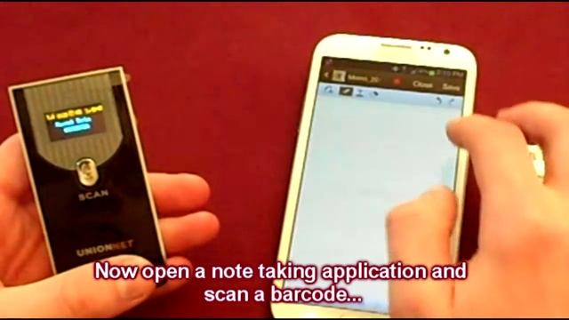 Android loves the SP2100 Android Barcode Scanner смотреть онлайн