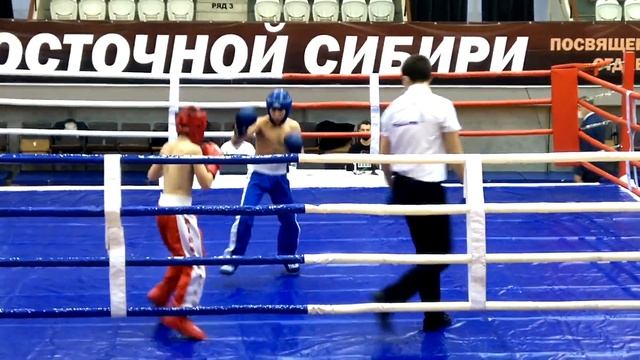 Адамия Георгий (Синий угол)-Антохин Павел (Красный угол) Кубок Восточной Сибири Фулл-Контакт 3 раун смотреть онлайн
