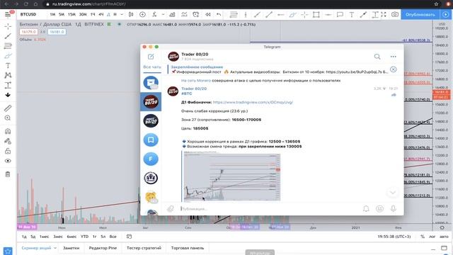 Биткоин! Про Коррекцию и Разворот (BTC) смотреть онлайн