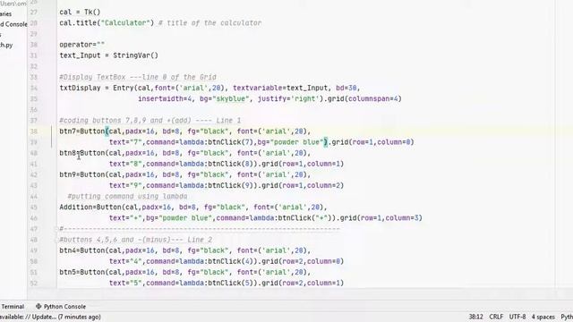 How to create Calculator in Python using Lambda смотреть онлайн