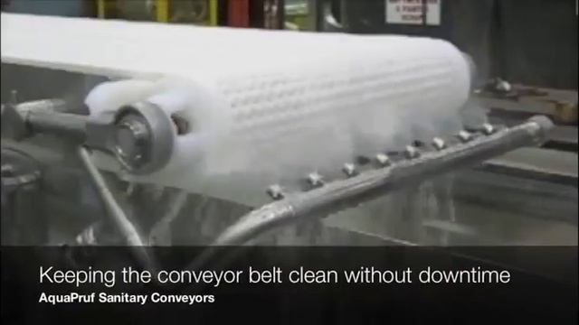 CIP мойка конвейерных лент с помощью форсунок B4S смотреть онлайн