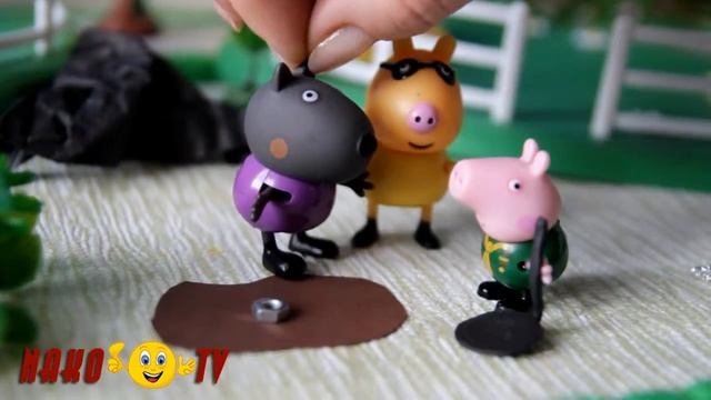 Свинка Пеппа металлоискатель мультики для самых маленьких смотреть онлайн