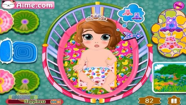 ღ BABY SIT SOFIA | BABY PRINCESS SOFIA THE FIRST CUTE GAME FOR GIRLS смотреть онлайн