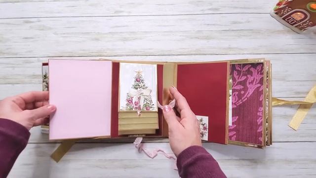 Mintay Time of Wonders Christmas Mini Album Walkthrough смотреть онлайн