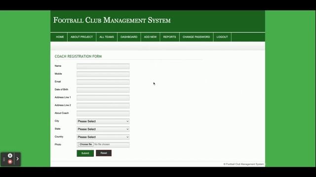 Football Club Management System | PHP and MySQL Project Source Code | PHP MySQL CRUD Project смотреть онлайн