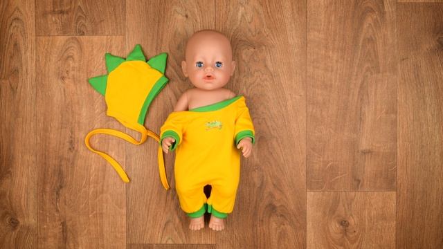 Костюмчик для пупса Дракоша от КуклаПупс. Примерка на Baby Born Zapf Creation смотреть онлайн