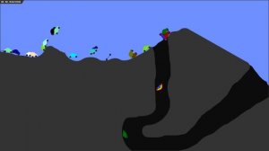 24 Colour Cars Race - Algodoo Car Race