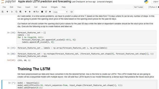 Stock price prediction and forcasting using LSTM in python | part - 2 смотреть онлайн
