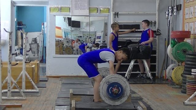 Бессонов Дима, 14 лет, вк 45 Рывок 24 кг смотреть онлайн