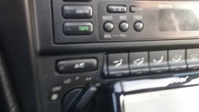 Toyota MR2 Turbo speedometer reading 140 mph (230 km/h) смотреть онлайн