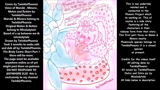 Comic Dub (Non Undertale Related/Phoenix Project) Birdy Short Part 1 RubiMelon by TwinklePhoenix смотреть онлайн