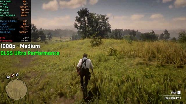 Red Dead Redemption 2 | RTX 3060 Laptop | Ryzen 7 5800H | DLSS ON vs OFF Test All Settings | 1080p смотреть онлайн