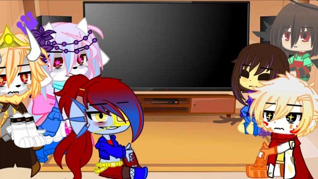 Inktale reacts to... part 2✨// My AU // Undertale sans AU’s?? смотреть онлайн