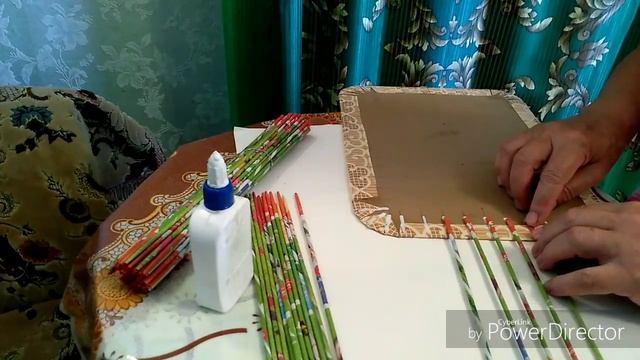 Плетение корзинки 3 Клеим трубочки HD смотреть онлайн