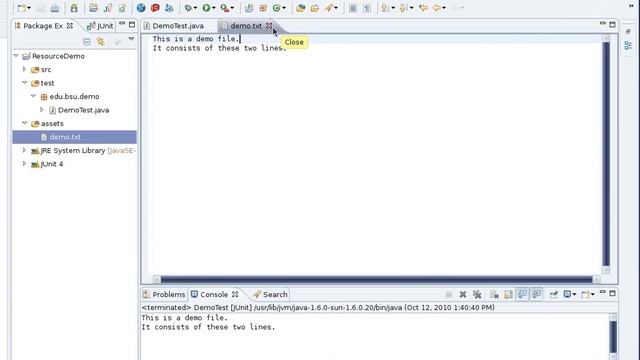 Including a file asset in a Java Eclipse project смотреть онлайн