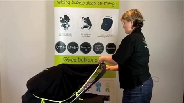 Козырек от солнца для коляски-люльки из шторки СнузШейд Классик смотреть онлайн