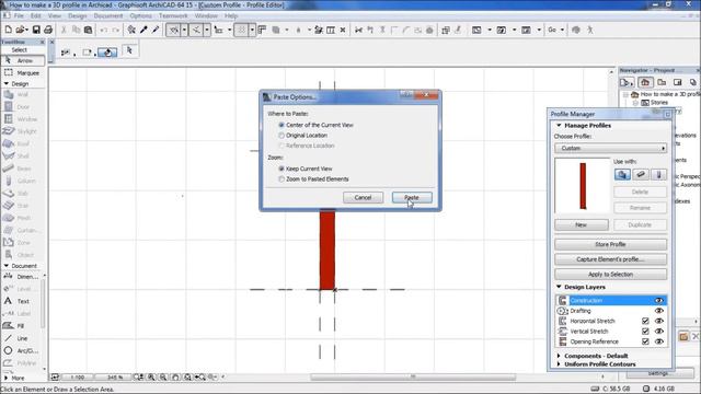 How to make a 3D Profile in ArchiCAD смотреть онлайн
