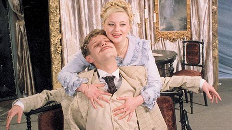 Тверской театр драмы. Малая сцена. "Бешеные деньги" Островского(дипломный спектакль училища). 2001 смотреть онлайн