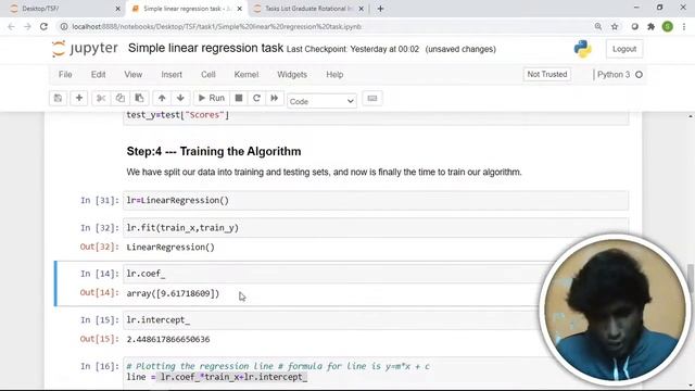 Prediction Using Supervised ML (Level - Beginner)