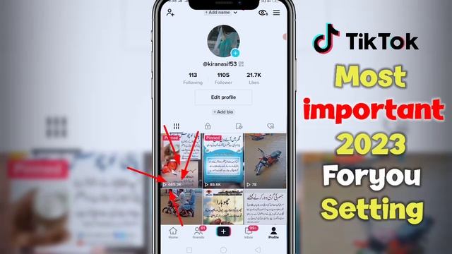 Tiktok foryou setting in 2023 - tiktok video viral trick - how to get tiktok views смотреть онлайн