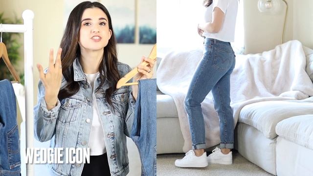 WATCH THIS BEFORE BUYING LEVIS! Levis Wedgie Vs 501 Review! LEVIS JEANS ON A *PETITE BODY TYPE*