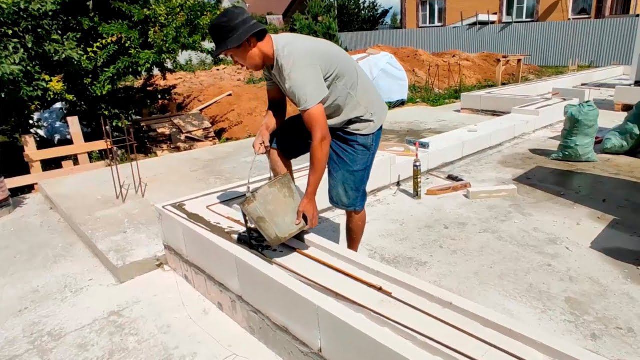 ВОЗВЕДЕНИЕ СТЕН ИЗ ГАЗОБЕТОННЫХ БЛОКОВ D400 смотреть онлайн