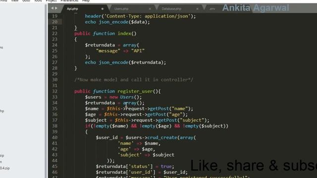 Codeigniter Rest API in 5 minutes, Codeigniter 4.0 register API Tutorial #php #ci #apis #codeignite смотреть онлайн
